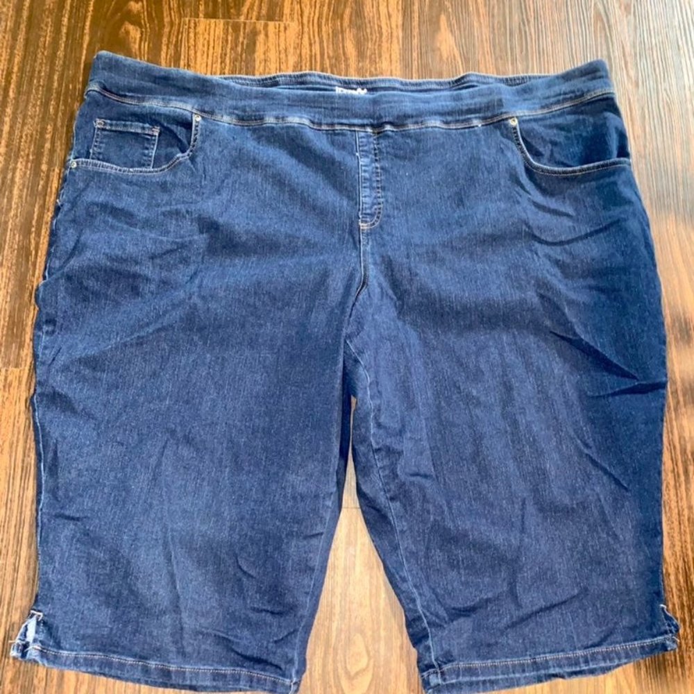 Terra & Sky 5X Denim Jegging Capris